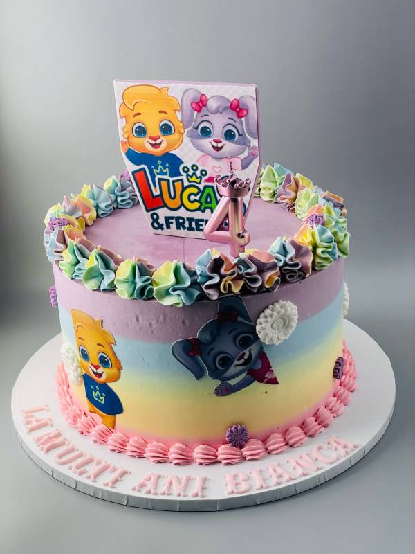 Kids Friends Decor Cake