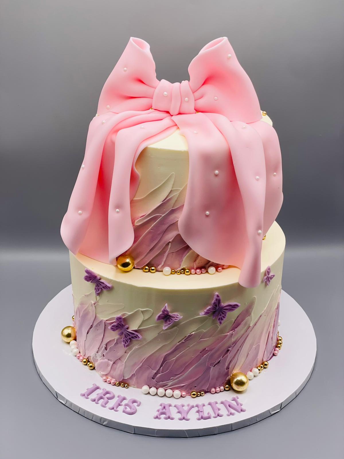 Butterfly Dream Cake – Two-Tier Elegance